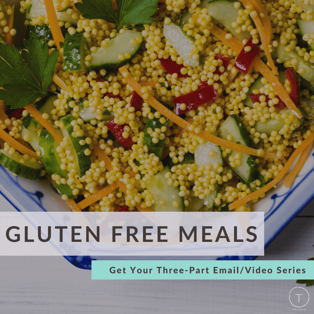 Guide to Gluten-Free Cooking and meals.